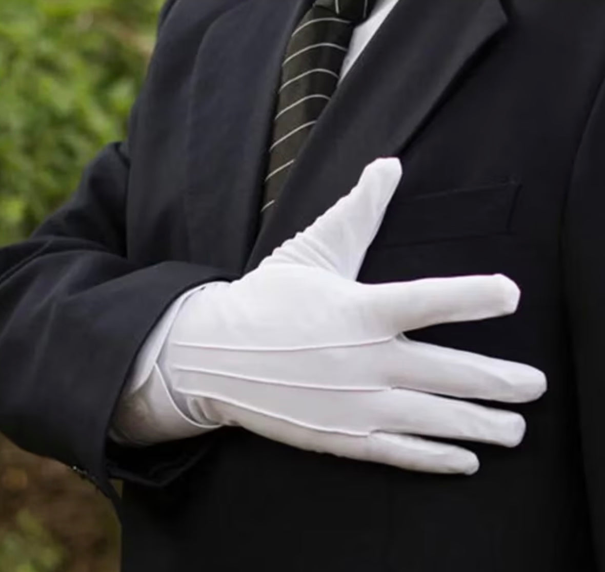 White Phantom Gloves