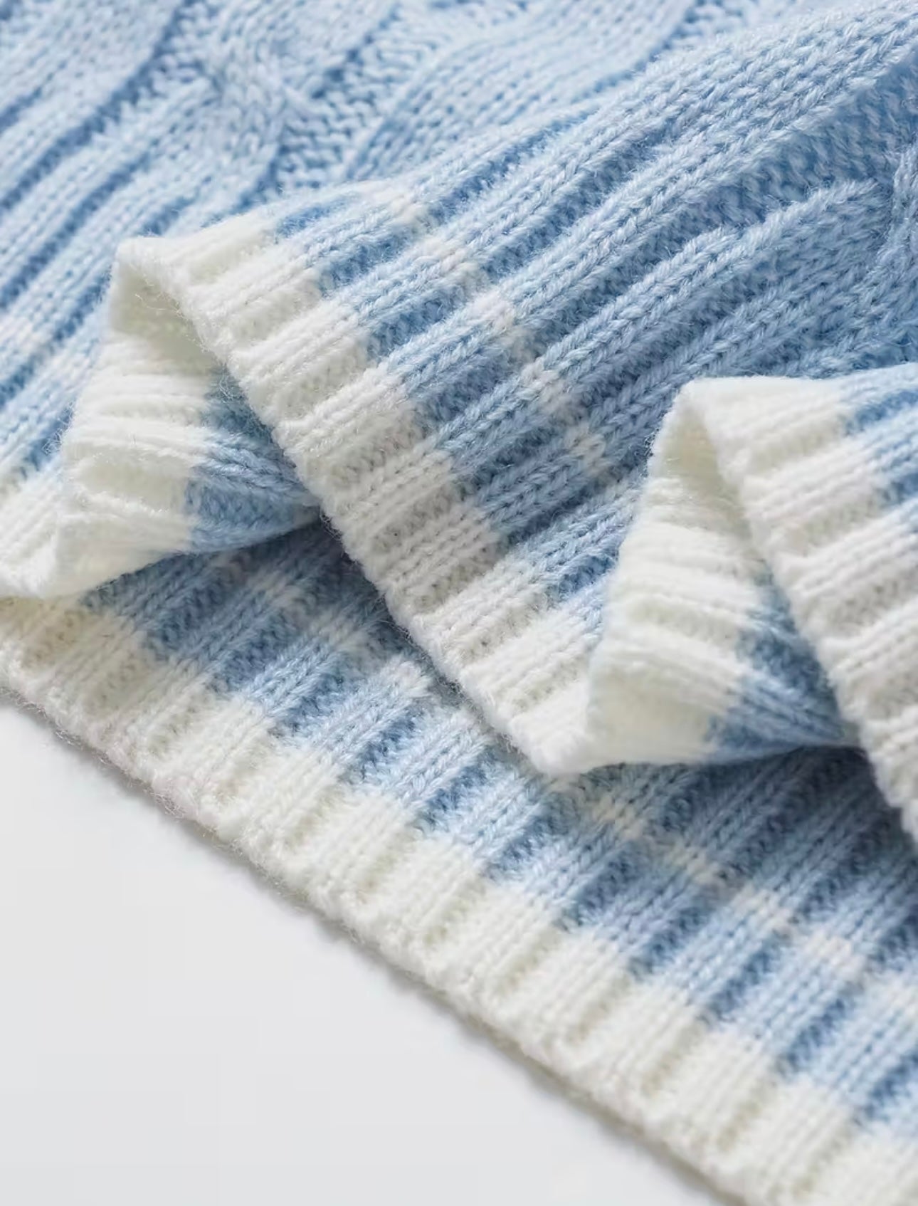 Sky Blue V Neck Eddie Bauer Styler Sweater Vest