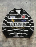 Los Angeles 90s style skater long sleeve polo