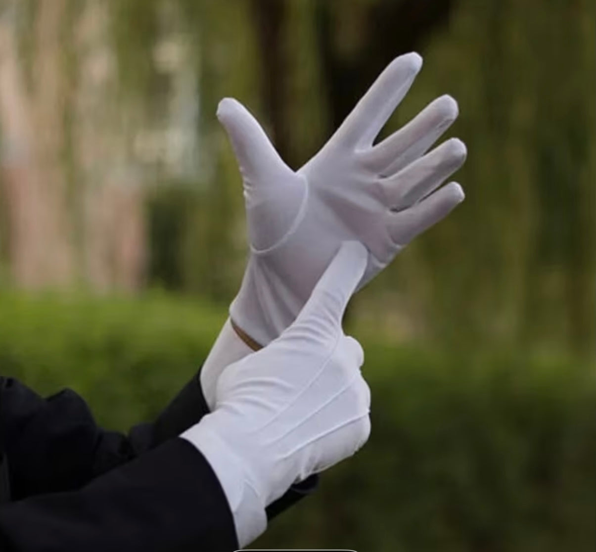White Phantom Gloves