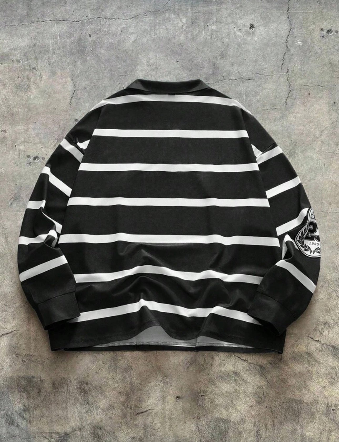 Los Angeles 90s style skater long sleeve polo